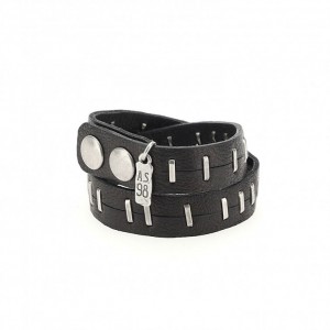 Pulsera A.S.98 Jamey Unisex Negras | ES-QUD643178