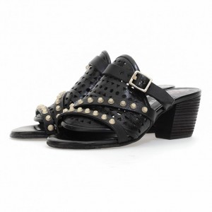 Sandalias A.S.98 Adamina Mujer Negras | ES-QEZ207184