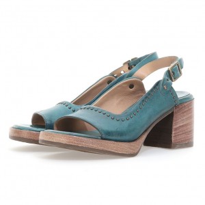 Sandalias A.S.98 Angie Mujer Verde | ES-UVX503694