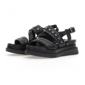 Sandalias A.S.98 Lalla Mujer Negras | ES-FWX306259