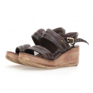 Sandalias A.S.98 Neely Mujer Chocolate | ES-HPI462917