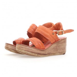 Sandalias A.S.98 Neely Mujer Naranjas | ES-TLY450927