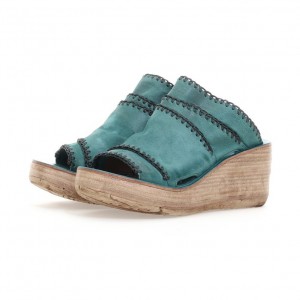 Sandalias A.S.98 Nivek Mujer Verde | ES-UHB617980