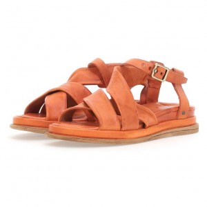 Sandalias A.S.98 Sallie Mujer Naranjas | ES-WFK837561