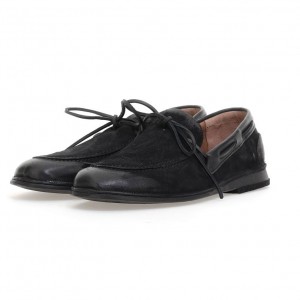 flat shoes A.S.98 Aldous Hombre Negras | ES-SDV689053