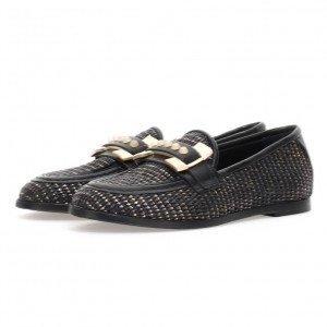 flat shoes A.S.98 Janele Mujer Negras | ES-ROX049172