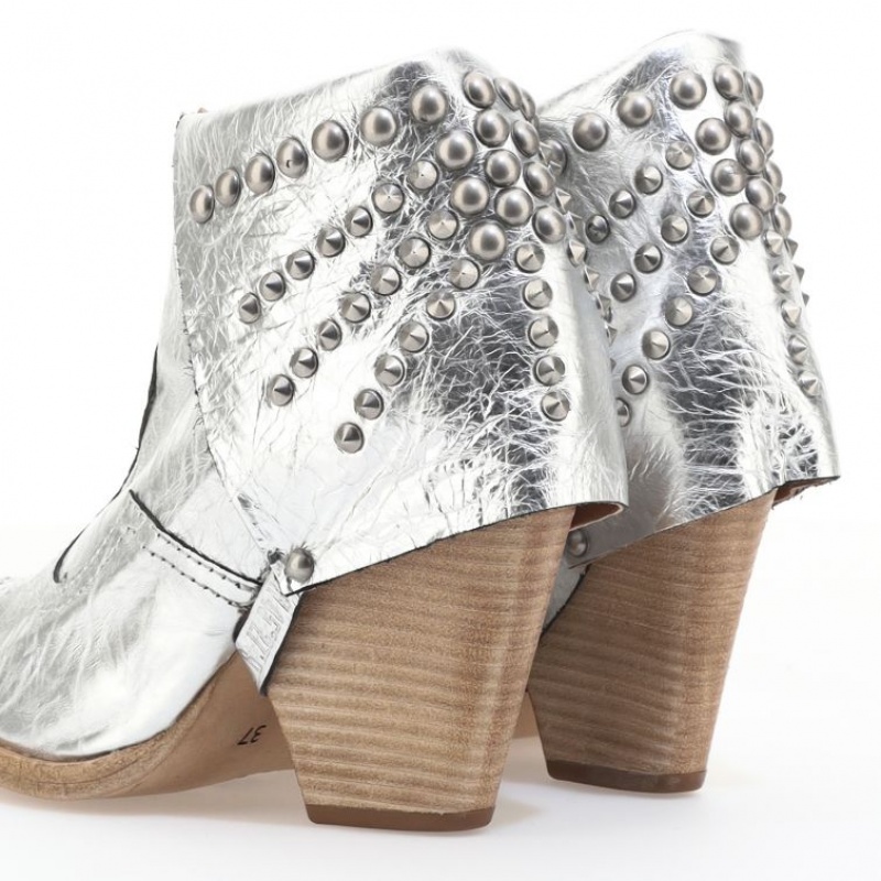 Ankle boots A.S.98 Blondie Mujer Plateadas | ES-FJM832496