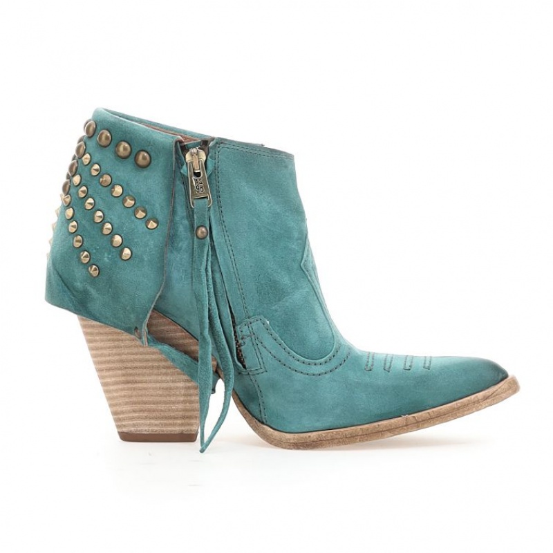 Ankle boots A.S.98 Blondie Mujer Verde | ES-GQU297581