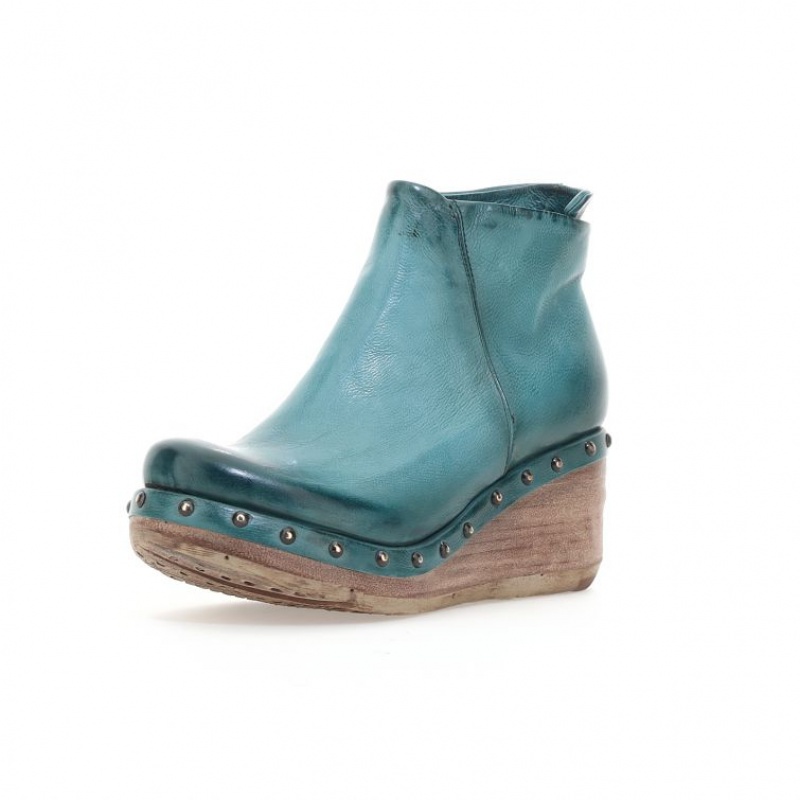 Ankle boots A.S.98 Pancras Mujer Verde | ES-ZWA796825