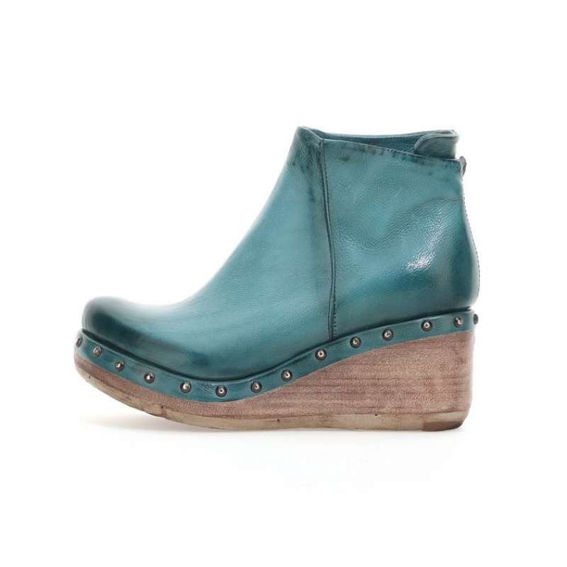 Ankle boots A.S.98 Pancras Mujer Verde | ES-ZWA796825