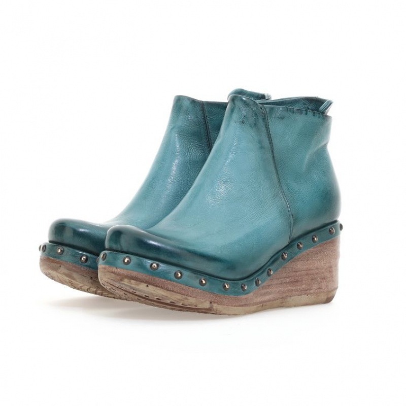 Ankle boots A.S.98 Pancras Mujer Verde | ES-ZWA796825