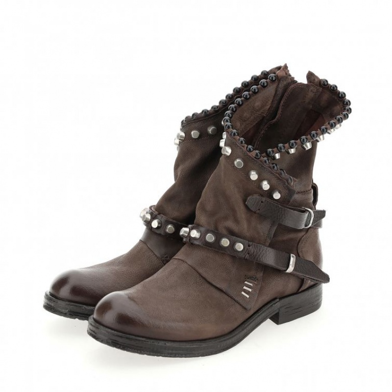 Ankle boots A.S.98 Verti 207239 Mujer Chocolate | ES-ZHO173856