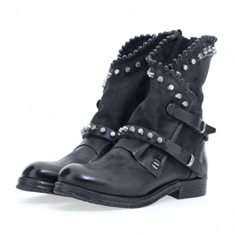 Ankle boots A.S.98 Verti 207239 Mujer Negras | ES-DUW726349