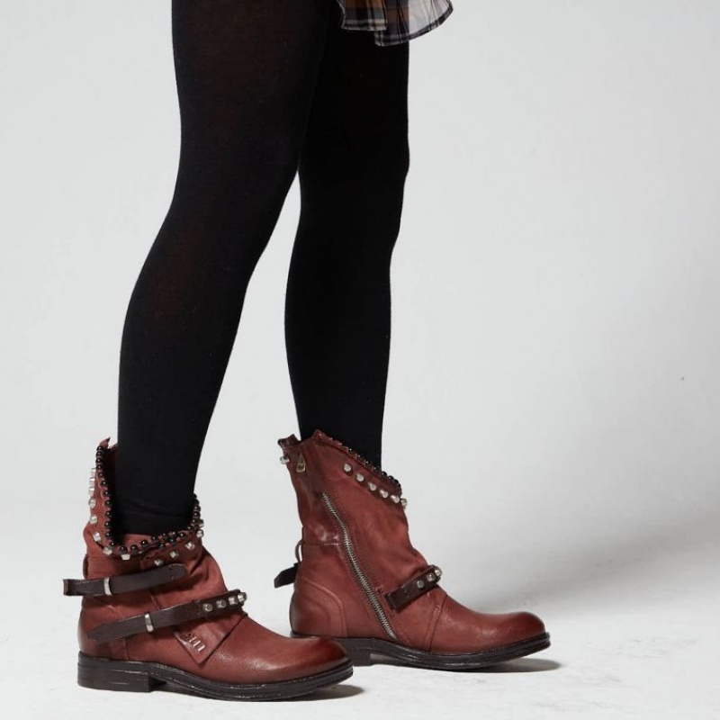 Ankle boots A.S.98 Verti 207239 Mujer Rojas | ES-IEO958014