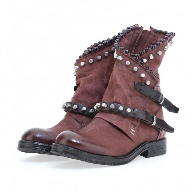 Ankle boots A.S.98 Verti 207239 Mujer Rojas | ES-IEO958014