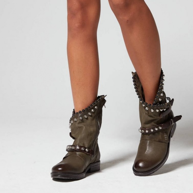 Ankle boots A.S.98 Verti 207239 Mujer Verde | ES-RHL274018