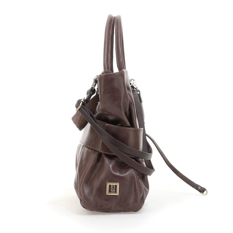 Bolsas A.S.98 Cola Mujer Chocolate | ES-IYW304285