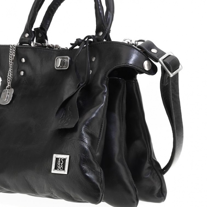 Bolsas A.S.98 Crero Mujer Negras | ES-XQN659314