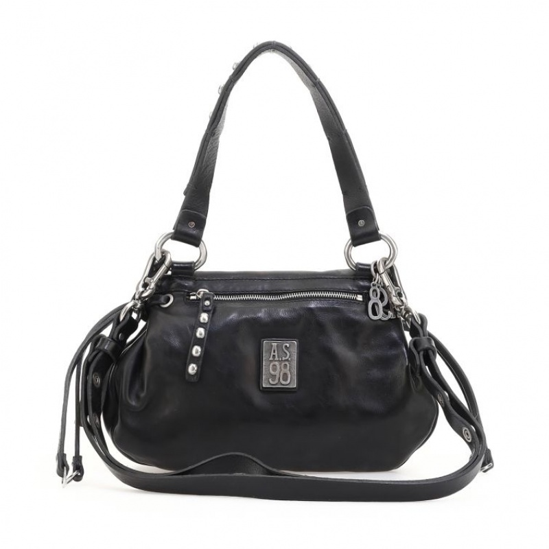 Bolsas A.S.98 Joby Mujer Negras | ES-BIJ319068