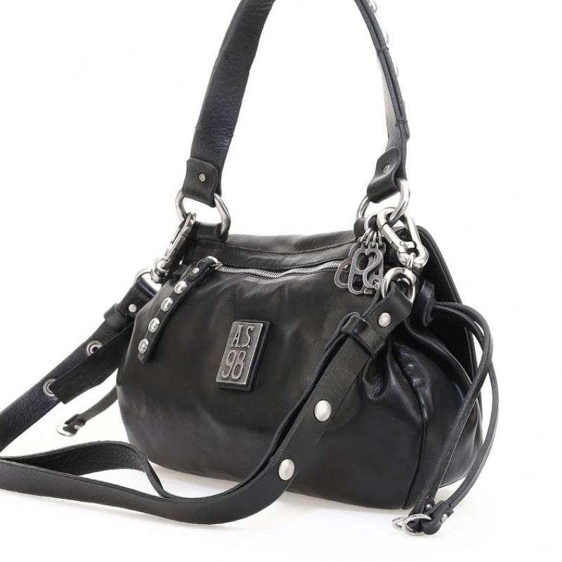 Bolsas A.S.98 Joby Mujer Negras | ES-BIJ319068