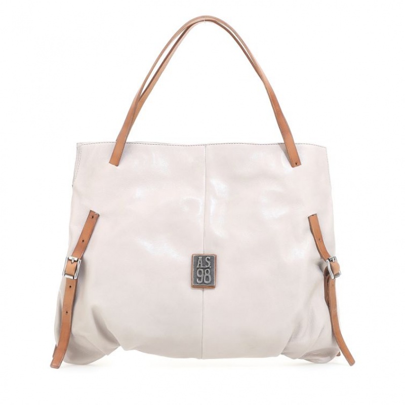 Bolsas A.S.98 Salo Mujer Beige | ES-VIQ478613