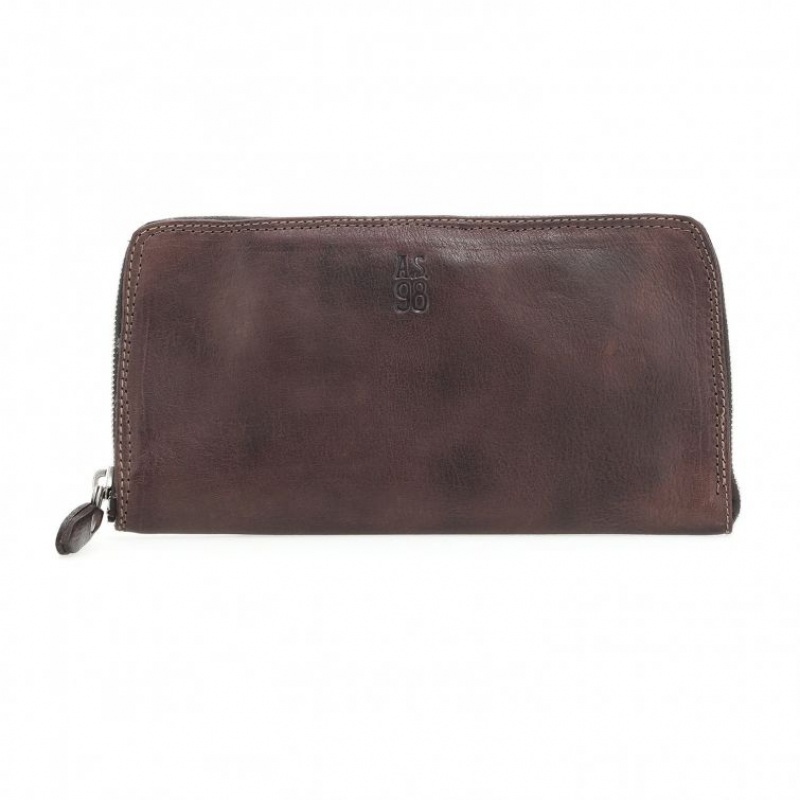 Carteras A.S.98 Bertram Unisex Chocolate | ES-ADO203179