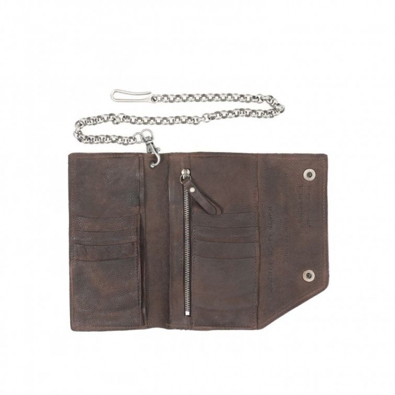 Carteras A.S.98 Brock Unisex Chocolate | ES-QJW912534