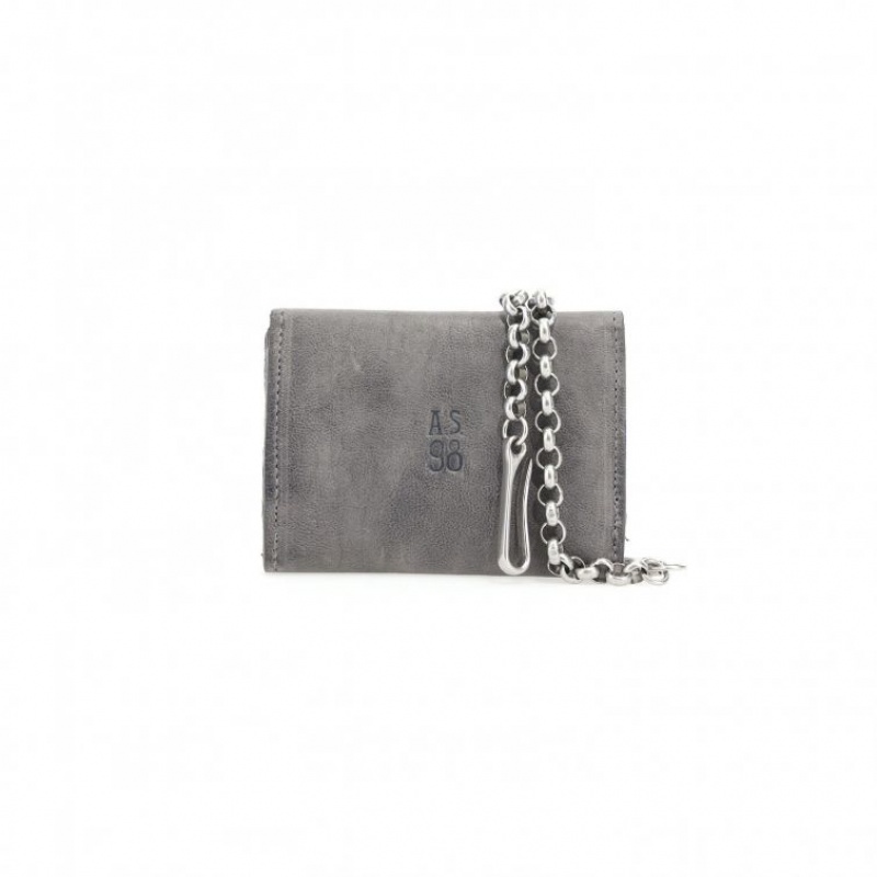 Carteras A.S.98 Buck Unisex Gris | ES-JWH210483