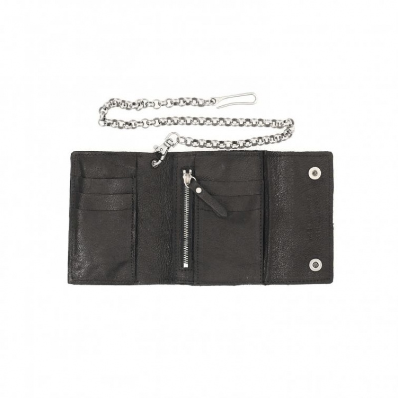 Carteras A.S.98 Buck Unisex Negras | ES-BUT264509