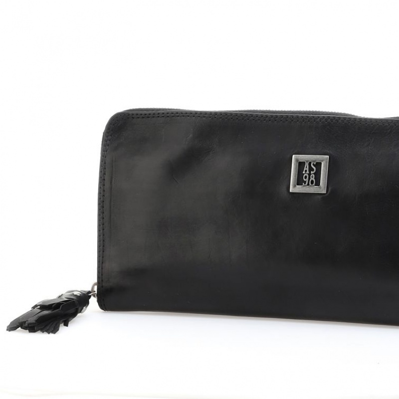 Carteras A.S.98 Placida Unisex Negras | ES-NYT782140