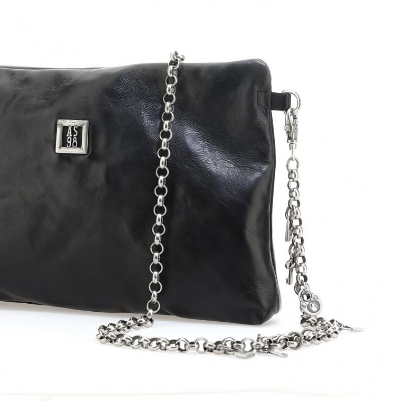 Carteras A.S.98 Uda Unisex Negras | ES-WXT198534