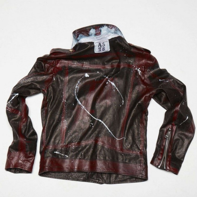 Chaquetas A.S.98 Cuero Jimmy Hombre Marrones | ES-BQD718659