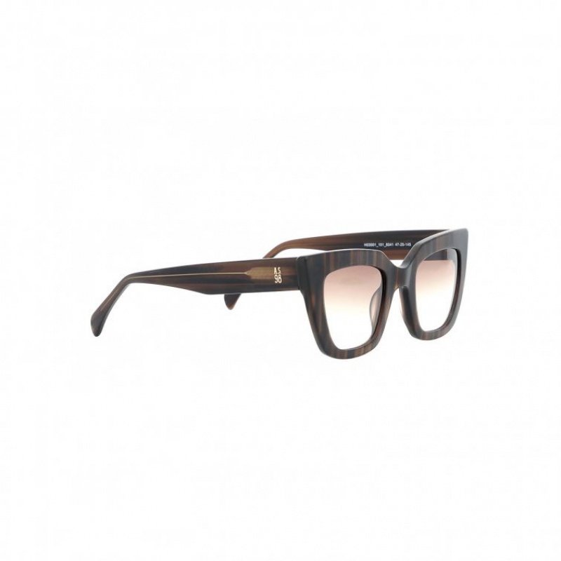 Gafas de Sol A.S.98 Cliff Mujer Marrones | ES-SKG179024