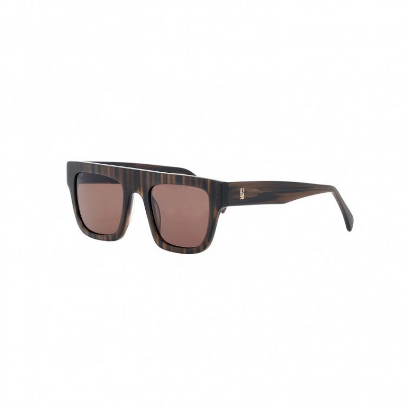 Gafas de Sol A.S.98 Dahlia Hombre Marrones | ES-QTS680127