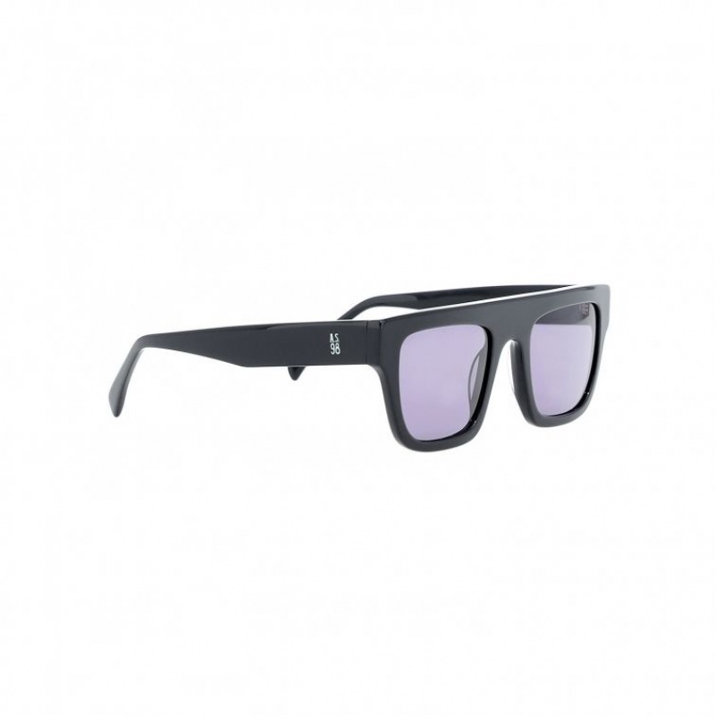 Gafas de Sol A.S.98 Dahlia Hombre Negras | ES-URO915748