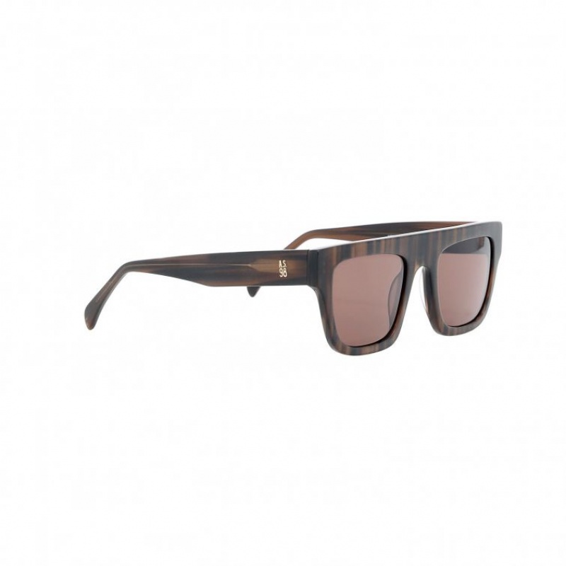 Gafas de Sol A.S.98 Dahlia Mujer Marrones | ES-NIE694157