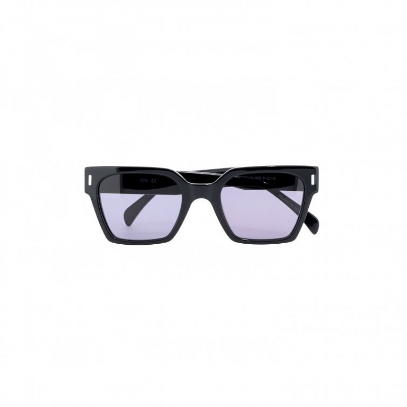 Gafas de Sol A.S.98 Kirk Hombre Negras | ES-WHL569742