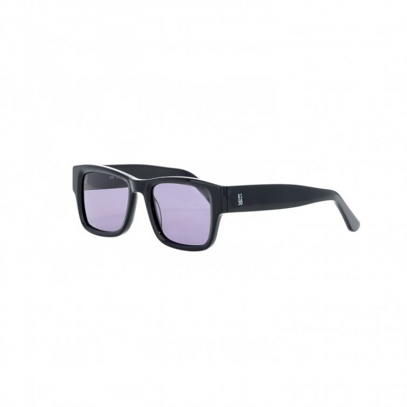 Gafas de Sol A.S.98 Lars Hombre Negras | ES-NFO451298