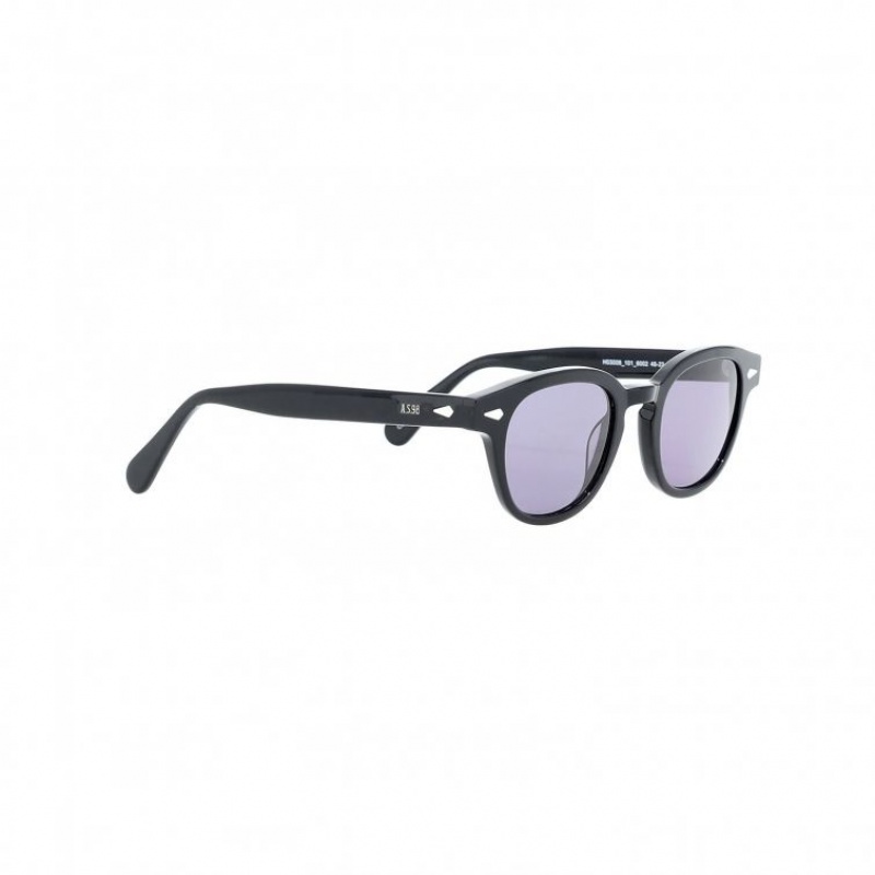 Gafas de Sol A.S.98 Rob Hombre Negras | ES-YLH829561