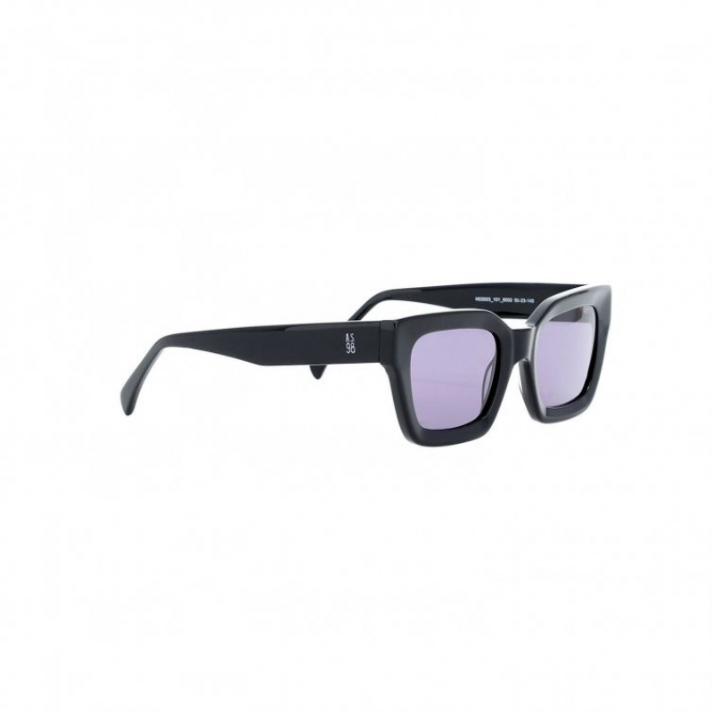 Gafas de Sol A.S.98 Ronnie Hombre Negras | ES-RXH283091