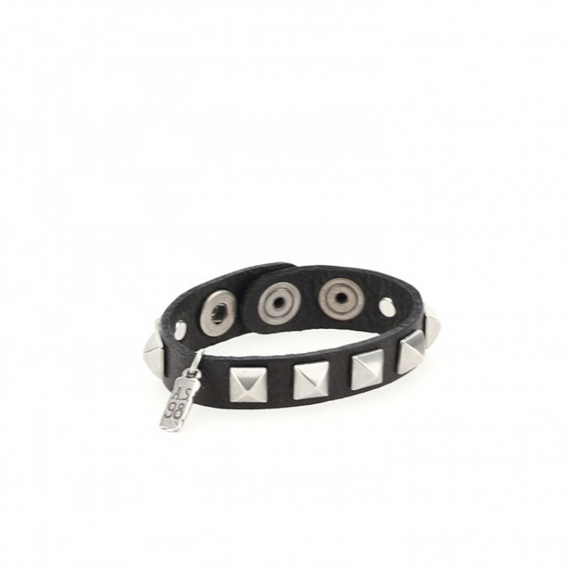 Pulsera A.S.98 Jeb Unisex Negras | ES-DJL739618