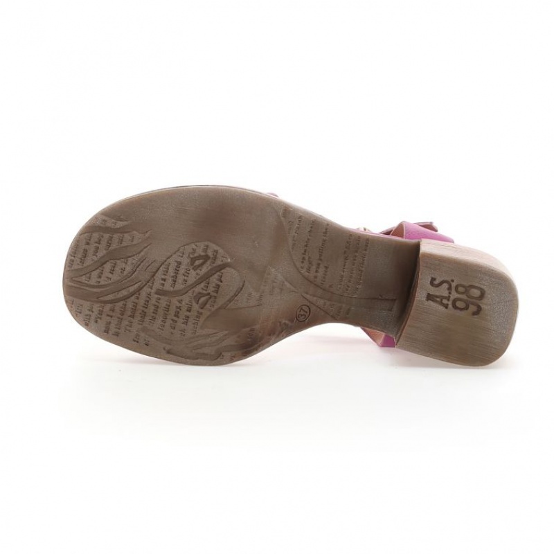 Sandalias A.S.98 Abnor Mujer Fucsia | ES-YED628751