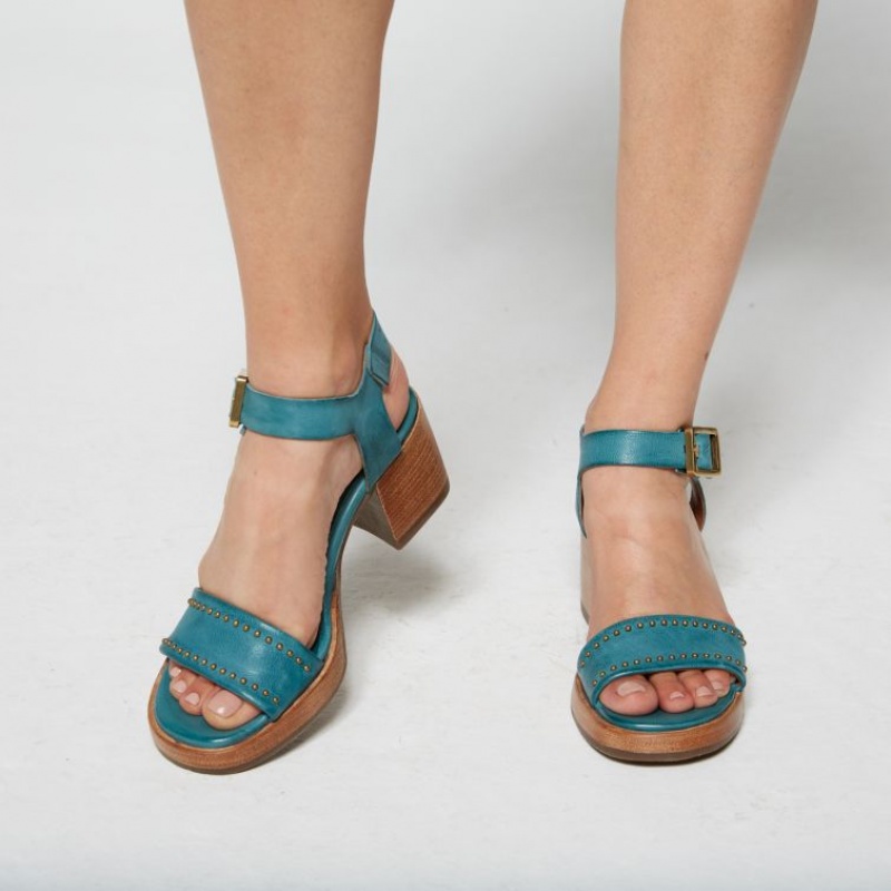 Sandalias A.S.98 Abnor Mujer Verde | ES-DJR708231