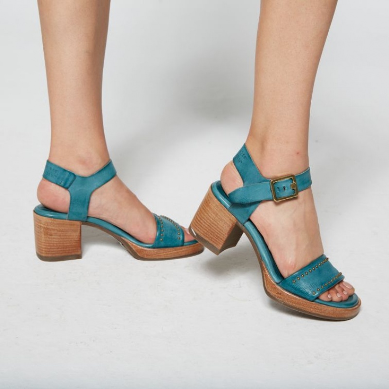 Sandalias A.S.98 Abnor Mujer Verde | ES-DJR708231