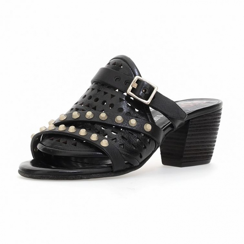 Sandalias A.S.98 Adamina Mujer Negras | ES-QEZ207184