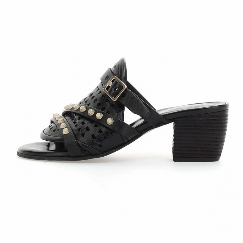 Sandalias A.S.98 Adamina Mujer Negras | ES-QEZ207184