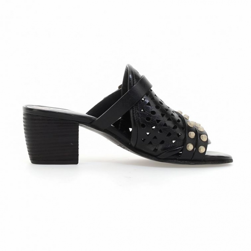 Sandalias A.S.98 Adamina Mujer Negras | ES-QEZ207184