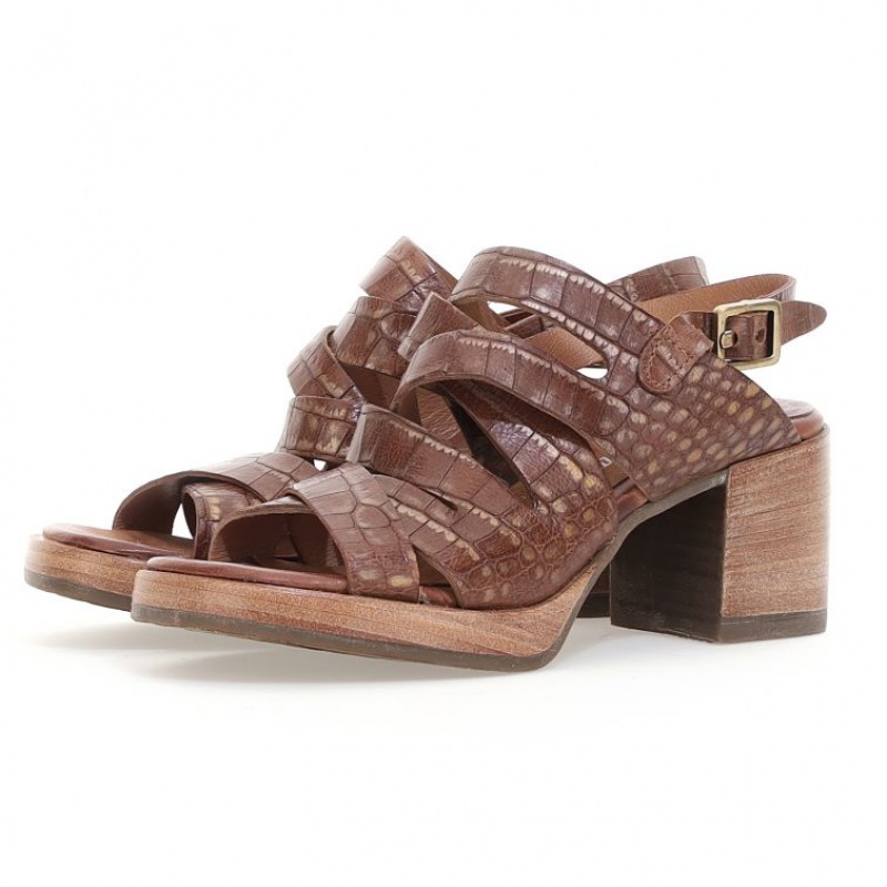 Sandalias A.S.98 Aislin Mujer Kaki | ES-GPW325894