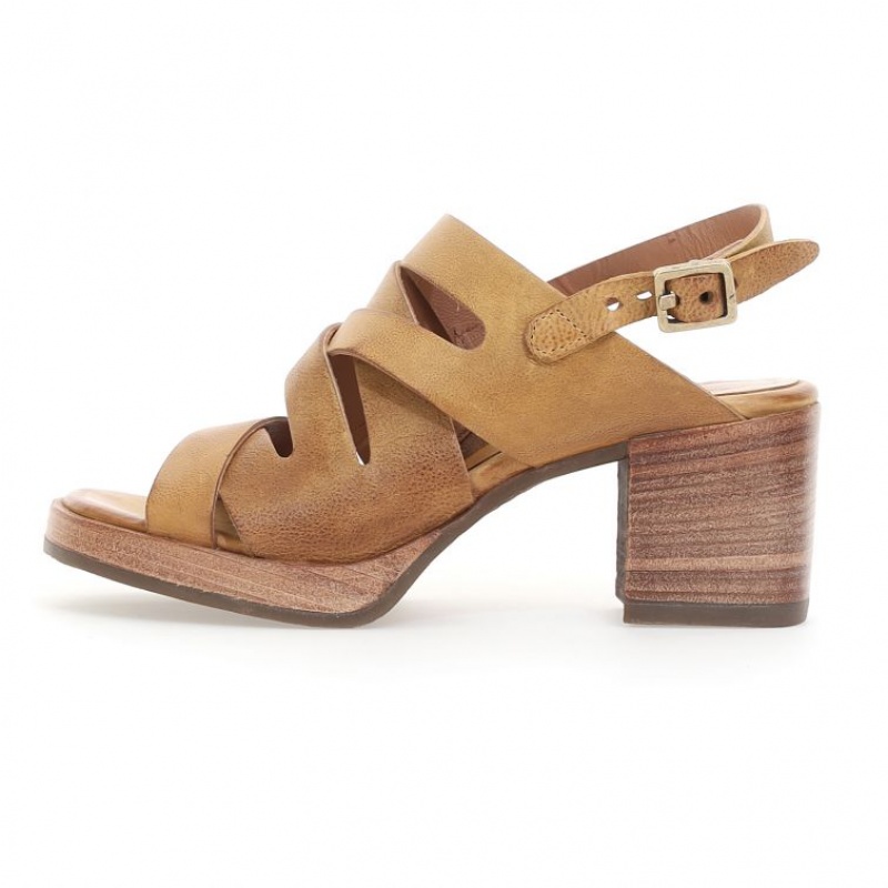 Sandalias A.S.98 Aislin Mujer Kaki | ES-QKE371452