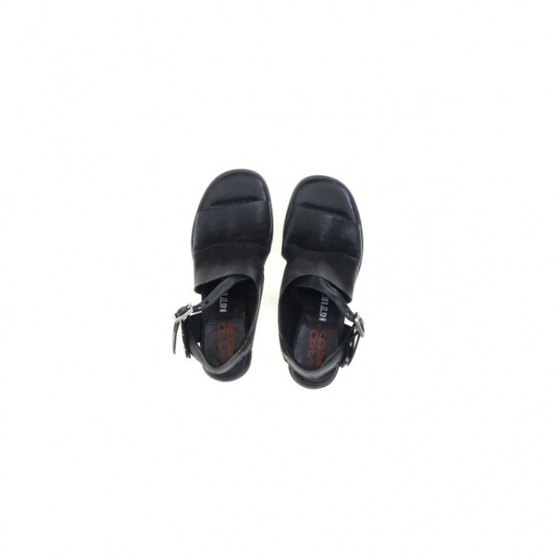 Sandalias A.S.98 Amice Mujer Negras | ES-RLP263958